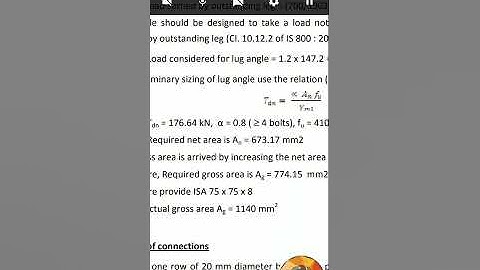 LUG ANGLE (CONTINUED..)