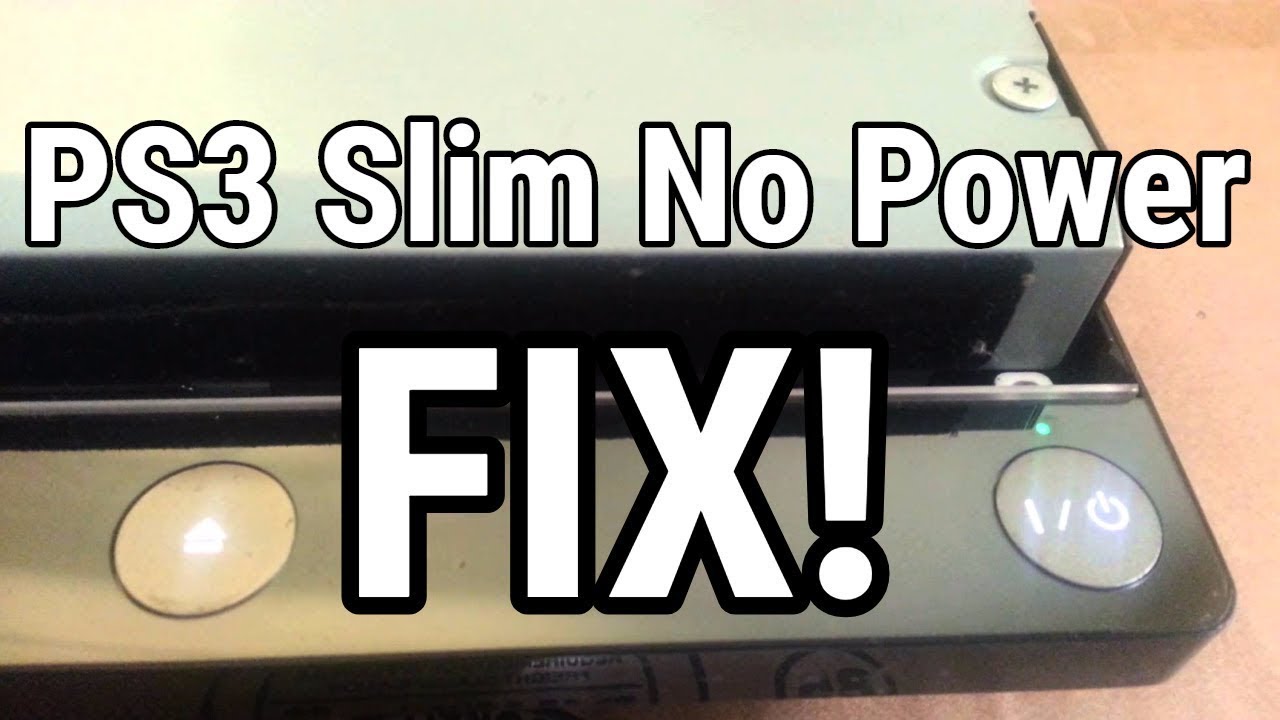 How to fix a PlayStation 3 Slim with No Power & No Lights. - YouTube