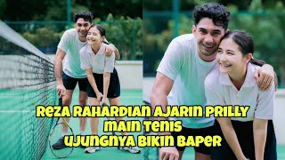 🔴PENUH KASIH SAYANG REZA NGAJARIN PRILLY MAIN TENIS❗UJUNGNYA BIKIN BAPER MAKSIMAL❗❗