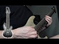 Melodic 7string metalcore  ibanez s71al  sinystersounds