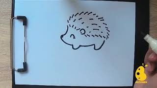 How to Draw hedgehog