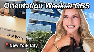 My First Week at Columbia Business School in NYC | What MBA Orientation is ACTUALLY Like
