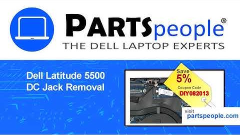 Dell Latitude 5500 (P80F001) DC Jack How-To Video Tutorial