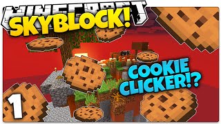 Minecraft Skyblock | COBBLESTONE COOKIE CLICKER!? (Minecraft Skyblock Mini Series #1)