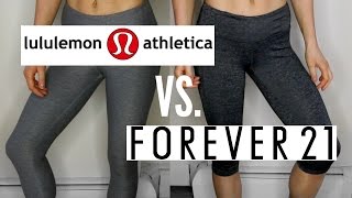 Lululemon vs Forever 21 Leggings | WHICH IS BETTER | Keltie O'Connor