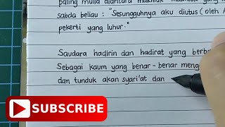 Contoh Naskah Teks Pidato Peringatan Maulid Nabi Muhammad SAW #3