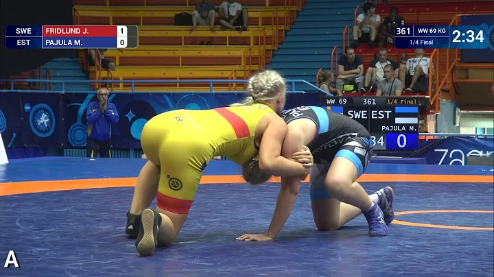 1/4 WW - 69 kg: J. FRIDLUND (SWE) v. M. PAJULA (EST)