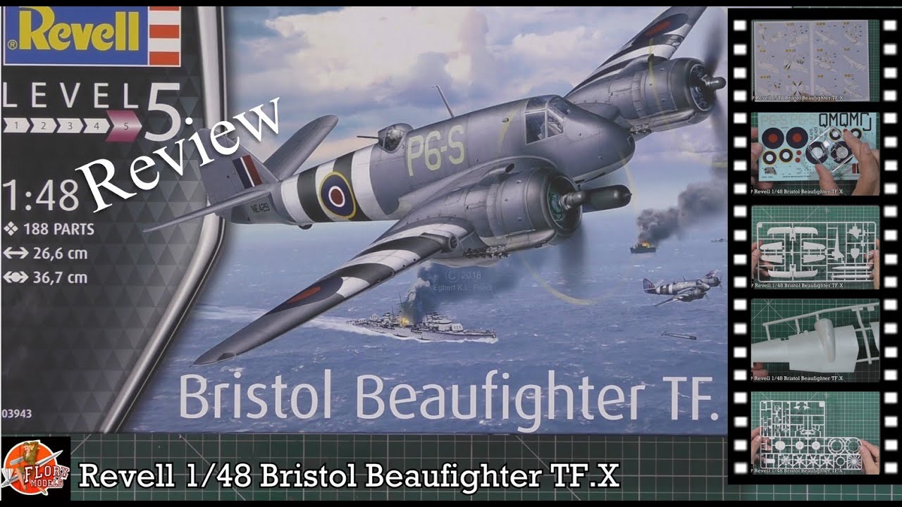 Revell 1/48 Bristol Beaufighter TF.X review - YouTube