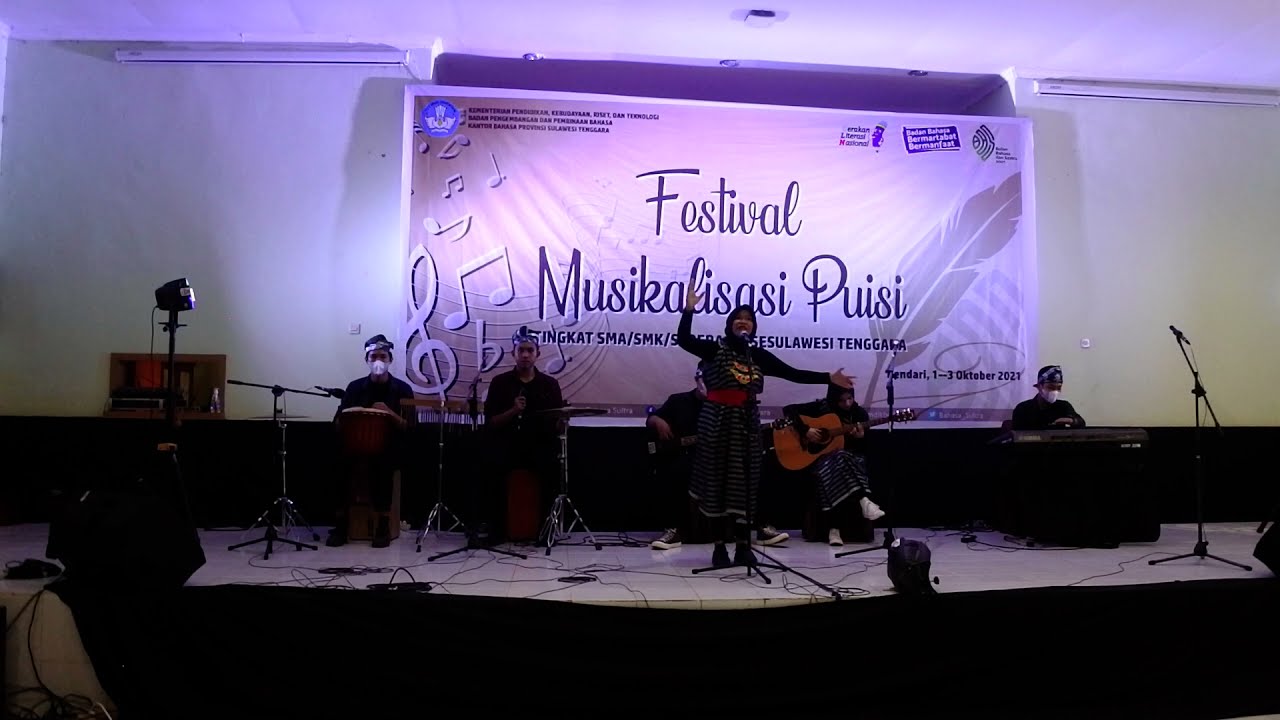 Penampil Terbaik 1 Seleksi Daerah Festival Musikalisasi Puisi Nasional Digital 2021