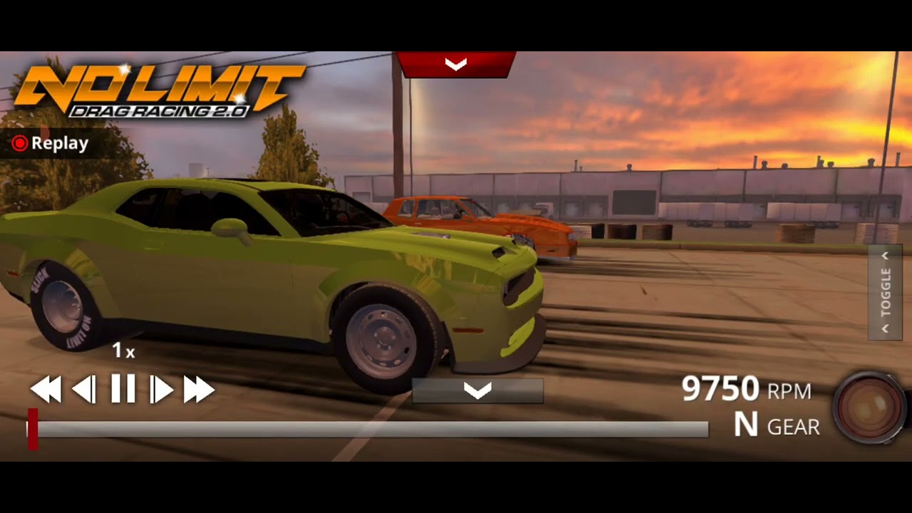 No limit drag racing 2.0 tune Fastest Monte Carl SS 28s 10.5 et street vs Challenger slick@1/4🔥6.309
