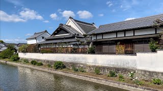 เดินนาราฮิเอดะหมู่บ้านคูน้ำวงแหวนญี่ปุ่น [4K HDR]