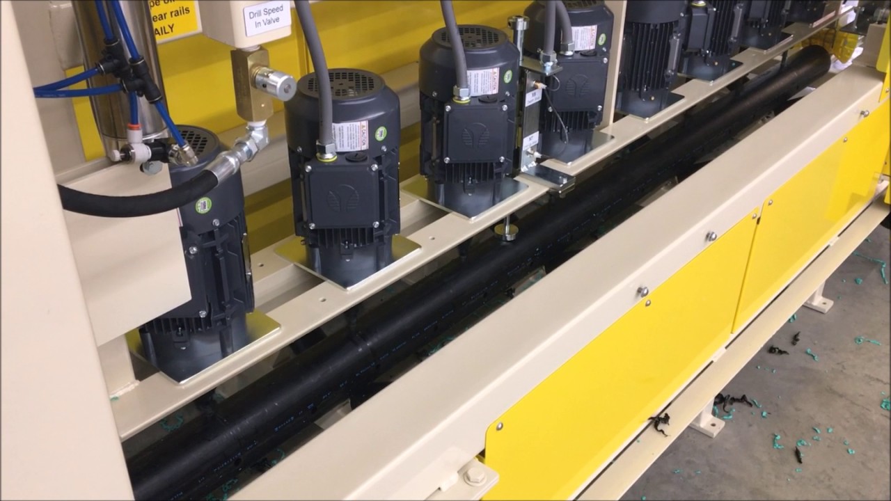 HDPE Pipe Perforating Machine JK1660 J&K Tool Company YouTube