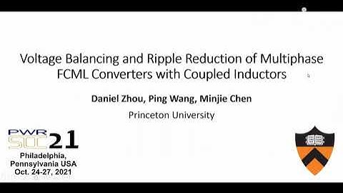 PwrSoC21: Voltage Balancing of Flying Capacitor Multilevel Converters using Coupled Inductors