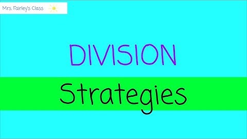 Division Strategies