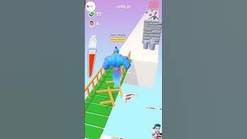 Muscle Rush| Level 23| Gameplay| #routinegamerr #shorts