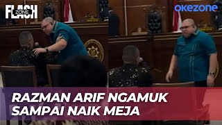Download Lagu Detik-Detik Razman Ngamuk Nyaris Adu Jotos dengan Hotman Paris  gegara Sidang Tertutup | Flash Zone MP3