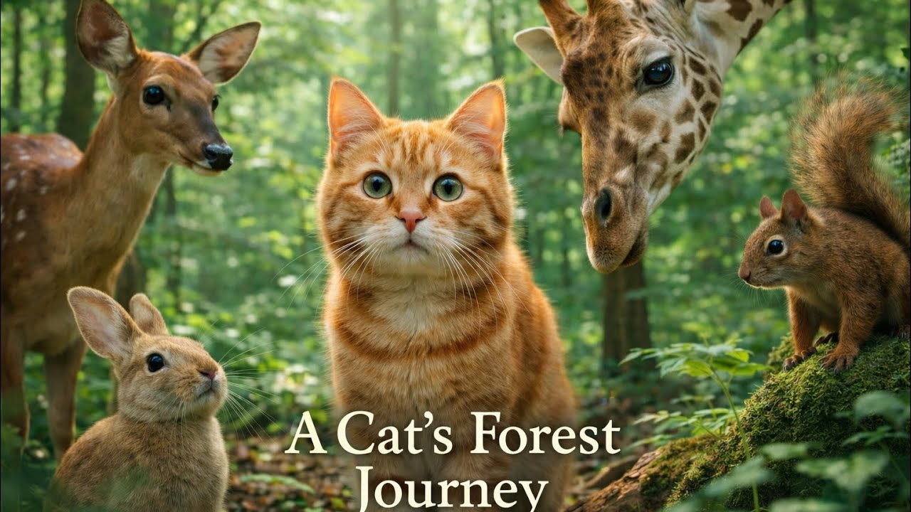 A Cat’s Forest Journey 🐾 | She Met Everyone