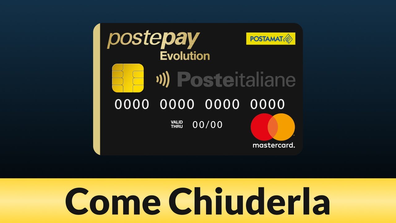 Come Chiudere PostePay Evolution: Guida Completa - YouTube