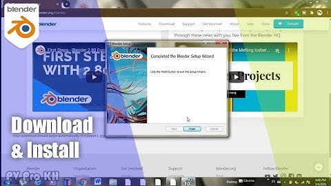 How to download and install blender 2.9