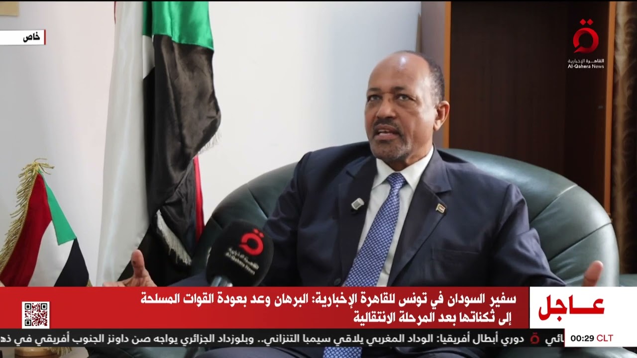 سفير السودان في تونس: مصر تهتم دائما بالشأن السوداني وحريصة على استقرار البلاد
