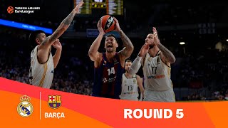 Real MadridFC Barcelona | Round 5 Highlights | 202324 Turkish Airlines EuroLeague