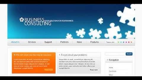 Preview White Consulting Drupal Theme by Mercury TMT