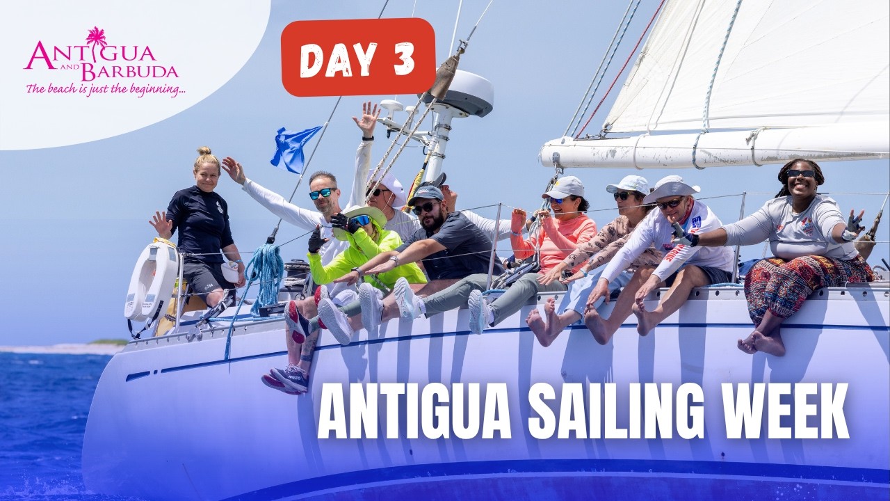 ⁣Day 3 Antigua Sailing Week