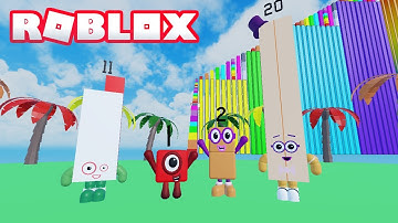 [NEW LEVELS] Numberblocks OBBY 1-20 | Roblox