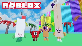 [NEW LEVELS] Numberblocks OBBY 1-20 | Roblox