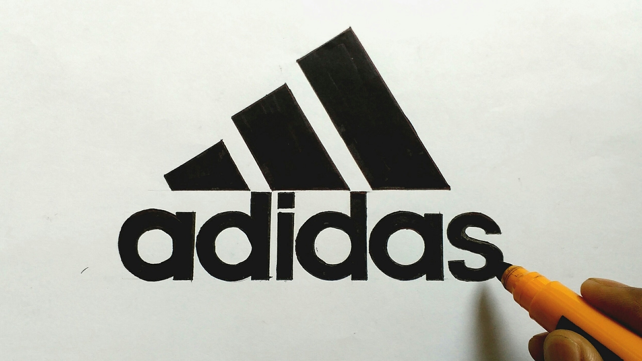 adidas logo easy to draw