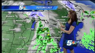 Hayley's Friday forecast: Sunny, then wet weekend
