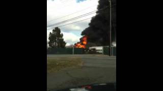 Fire at 109 U-Pull-It in Winston-Salem