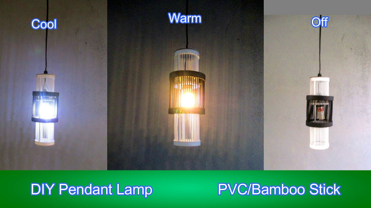 How to make easy hanging lights? DIY HOME DECOR IDEAS WITH PVC and