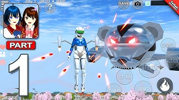 SAKURA School Simulator - Gameplay Walkthrough Part 1 - UFO Mission 2 (Android, iOS)