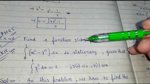 Examples of Isoperimetric Problem (5 May 2021)