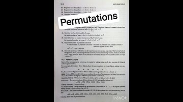 Permutation#solvedquestions
