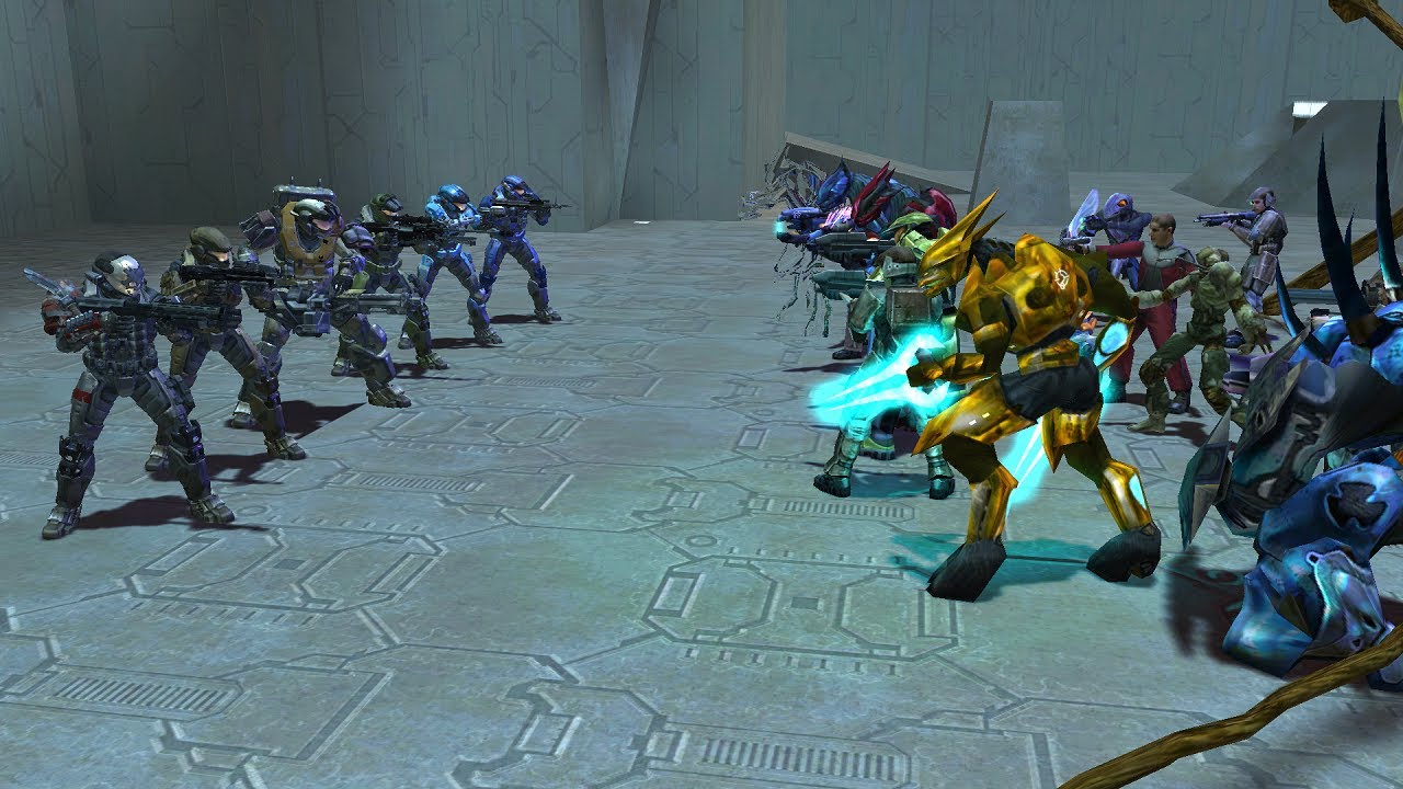 Halo Reach Noble Team VS. Halo 1 Characters