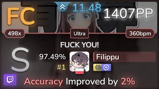  115 Fiiippu  Kizuna Ai  Faq You ultra hddt 9749 Fc 1  1407pp  Osu