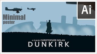 Tutorial in Adobe Illustrator: DUNKIRK by Christopher Nolan