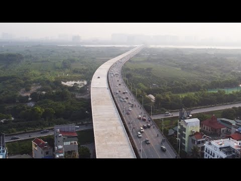 Video Tiếp tục hoàn thiện cầu dẫn Cầu Vĩnh Tuy 2 | Vành đai... - youtube