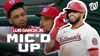 Luis García Jr. MIC'D UP At Second Base Vs. The Reds | Washington Nationals
