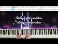 &quot;Faithfully&quot;  --  Journey [PIANO Midi Melody Instrumental w/ Lyrics]