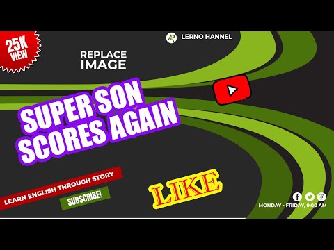 Lerno Channel | Learn English Through Story with subtitle: Superking Son Scores Again