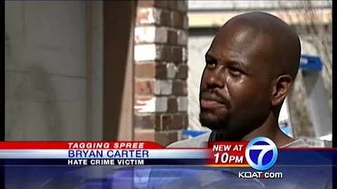 Graffiti ruled a hate crime