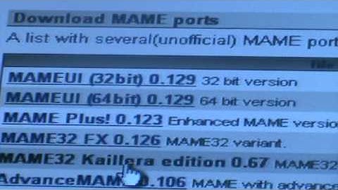 Mame tutorial and Arcade startup "Part 1"