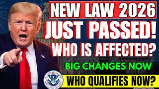 Big News! US Immigration Law 2026 Passed – Green Card, Visa &amp; Policy Changes