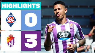 Resumen de SD Amorebieta vs Real Valladolid CF (0-3)