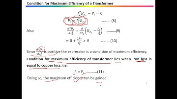 Efficiency of a Transformer