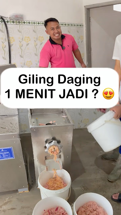 Mesin Giling Daging TERCEPAT! 28 Kilo Hanya 1 Menit! ✅