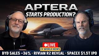 Aptera Milestone - SpaceX IPO - BYD Sales Drop